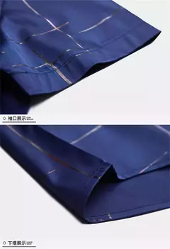Camisa de manga corta informal de negocios para hombre, Top resistente a las arrugas sin hierro, fácil cuidado, ajuste cómodo para oficina y trabajo - Eleganzie