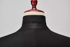 Traje de hombre de alta calidad, conjunto de 3 piezas, Blazers elegantes para boda, chaqueta de lujo con cuello de lazo, pantalones, chaleco, abrigo clásico Formal, disfraz 2024