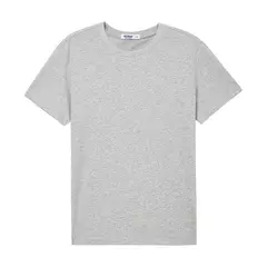Metersbonwe Camiseta de manga corta para hombre, algodón puro perenne, camisetas monocromáticas informales, camisetas de gran oferta - Eleganzie