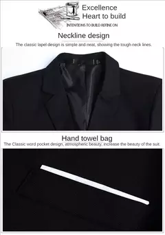 Trajes para hombre, boda, elegante, 3 piezas, 2 conjuntos, chaquetas completas para novio de alta calidad, chaleco, pantalones, Blazers de lujo, ropa Formal 2024