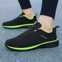 Zapatos de punto para correr para hombre, zapatillas informales de moda, transpirables, deportivas, atléticas, para gimnasio, zapatillas ligeras para hombre, zapatos informales - comprar en línea