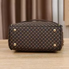 Nuevo bolso de mano para mujer, bolso de hombro tipo bandolera con diseño de lujo, bolso cruzado de un solo hombro con estampado de cuadros y gran capacidad