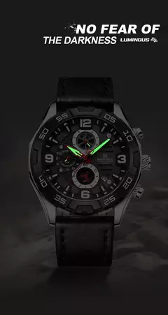 NAVIFORCE 2025 nuevos relojes originales para hombres marca de lujo reloj cronógrafo deportivo reloj de pulsera de cuarzo resistente al agua de Cuero militar - online store