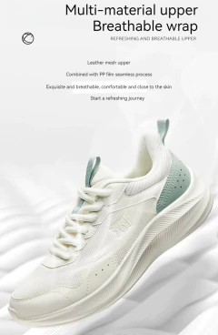 Image of Zapatillas para correr de 361 grados para mujer, zapatillas deportivas transpirables con amortiguación para correr, resistentes al desgaste, con rebote, para primavera 682412249