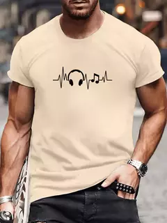 Camiseta estampada de manga corta con cuello redondo de verano para hombre, camiseta cómoda informal, ropa de moda para hombre, camisetas gráficas - comprar en línea
