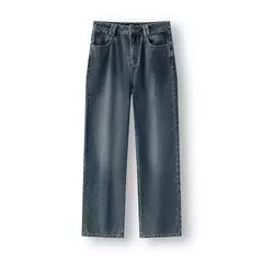 Imagen de Semir Jeans Mujer 2024 Nuevo estilo de invierno con forro polar Pantalones hasta el suelo Pantalones de pierna ancha estilo Hong Kong