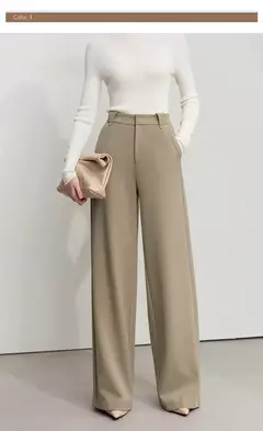 Imagen de Pantalón de Pierna Ancha – Diseño Minimalista