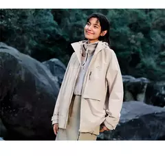 Semir-Chaqueta de viento para hombre, abrigo holgado y cómodo con capucha, a prueba de tres capas, textura de moda, Primavera, 2024 - online store