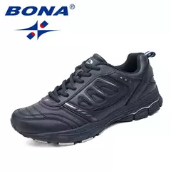 BONA, nuevo estilo, zapatos para correr para hombre, zapatillas para correr al aire libre, zapatillas de senderismo, zapatos atléticos con cordones, cómodos, ligeros y suaves - buy online
