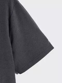 Camiseta holgada informal de algodón 100% para hombre, camiseta de manga corta con cuello redondo y estampado de montañas y árboles de talla grande, deportiva, de verano - Eleganzie