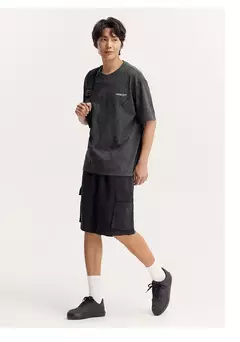 Image of Semir-Camiseta de manga corta para hombre, nueva versión de verano, Top artístico de algodón puro con estampado completo, ropa informal 2024