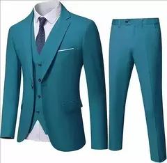 Traje para hombre elegante boda 3 piezas 2 conjuntos Blazers chaquetas completas chaleco pantalones moda abrigos de lujo 2025 traje clásico Formal en internet