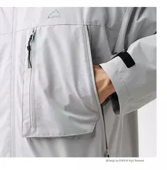 Semir-Chaqueta de viento para hombre, abrigo holgado y cómodo con capucha, a prueba de tres capas, textura de moda, Primavera, 2024 - online store