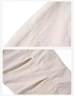 Image of SIMWOOD 2025 Primavera Verano de gran tamaño fino ligero al aire libre chaquetas con capucha ocultas hombres chaqueta de tela arrugada