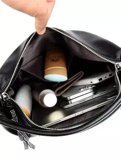 Bandolera de cuero de alta calidad para mujer, bolsos con asa superior, bolsos de mensajero informales de gran capacidad, bolsos de diseño de lujo para mujer 2024 - comprar en línea