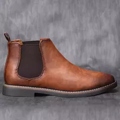 40 ~ 46 Botas Chelsea para hombre Botas de hombre de moda cómodas retro de marca