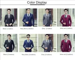 Trajes para hombre, boda, elegante, 3 piezas, 2 conjuntos, chaquetas completas para novio de alta calidad, chaleco, pantalones, Blazers de lujo, ropa Formal 2024 - buy online