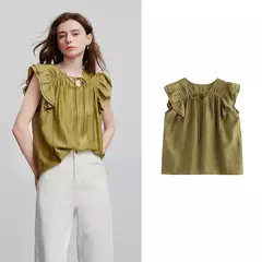 TOYOUTH Blusa Mujer Camisa 2025 Verano Nueva Camisa 8522002 - comprar en línea