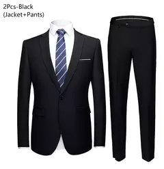 Traje para hombre, boda, elegante, 3 piezas, 2 conjuntos, chaquetas, chaleco, pantalones, Blazers, abrigos formales de negocios para novio, disfraz 2025 - Eleganzie