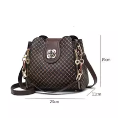 Nuevo bolso de mano para mujer, bolso de hombro tipo bandolera con diseño de lujo, bolso cruzado de un solo hombro con estampado de cuadros y gran capacidad en internet