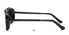Gafas de sol rectangulares de lujo para hombre, gafas de sol Retro de Metal Steam Punk, gafas clásicas para conducir al aire libre, gafas de verano - comprar en línea