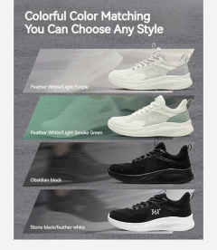 Zapatillas para correr de 361 grados para mujer, zapatillas deportivas transpirables con amortiguación para correr, resistentes al desgaste, con rebote, para primavera 682412249 - buy online