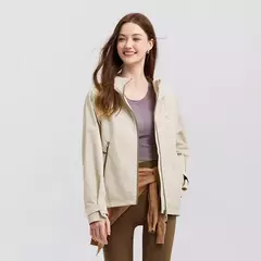 Semir prendas de vestir exteriores para mujer a prueba de viento de tres pruebas primavera 2025 nueva chaqueta con capucha de manga raglán a la moda - tienda en línea