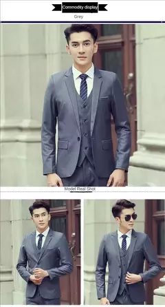 Trajes para hombre, boda, elegante, 3 piezas, 2 conjuntos, chaquetas completas para novio de alta calidad, chaleco, pantalones, Blazers de lujo, ropa Formal 2024 - Eleganzie