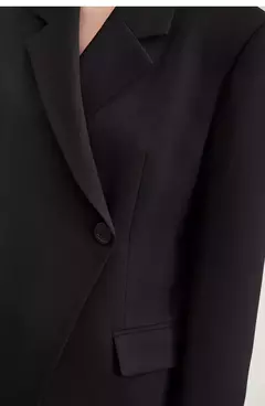 Amii minimalismo 2024 otoño nuevas Blazers mujeres con muescas calidad básica moda Chaqueta larga profesional ropa de mujer 12443051 - tienda en línea