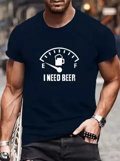 Camiseta estampada de manga corta y cuello redondo de verano para hombre, camiseta cómoda informal, ropa de moda para hombre, camisetas gráficas - Eleganzie
