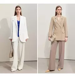 Amii Minimalism 2024, novedad de verano, pantalones de pierna ancha para mujer, pantalones casuales básicos rectos, pantalones lisos de longitud completa para mujer 12412006 - Eleganzie