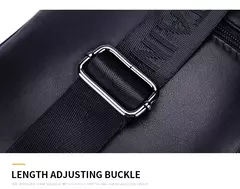 Imagen de Bolso BULLCAPTAIN, bolso de pecho de cuero genuino, bolso cruzado informal de estilo a la moda para hombre, equipaje de negocios de cuero de gran capacidad para hombre
