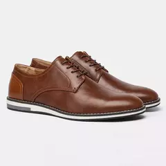 Mocasín de cuero para hombre, moda cómoda, zapatos informales de marca 2024 - comprar en línea