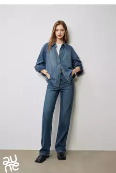 TOYOUTH-pantalones vaqueros de mezclilla para mujer, Vaqueros largos de cintura alta con forma de pera lavada a la piedra, novedad de otoño, 2024 - tienda en línea
