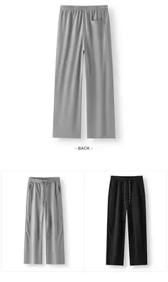 Semir-pantalones Cargo para hombre, pantalones de trabajo de punto de estilo militar, holgados, de pierna recta, para uso informal y al aire libre, verano 2025 - comprar en línea