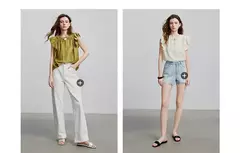 TOYOUTH Blusa Mujer Camisa 2025 Verano Nueva Camisa 8522002 - Eleganzie