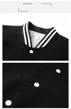 Chaqueta Bomber hombres mujeres flocado Hip Hop suelta Casual Patchwork abrigo Unisex bordado High Street Varsity béisbol prendas de vestir on internet