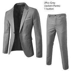 Trajes para boda para hombre, conjunto elegante de 3 piezas, 2 chaquetas, chaleco, pantalones, Blazers de lujo, traje Formal, moda clásica, traje completo 2025