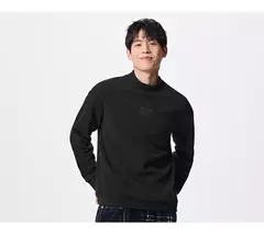 Image of Semir-ropa interior de Cuello medio alto para hombre, cómoda, Extra suelta, forro Polar, capa Base cálida, a la moda