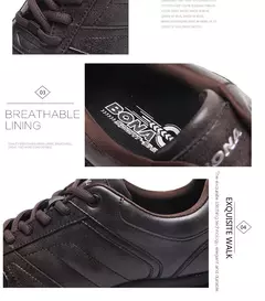 BONA, recién llegado, zapatos informales de estilo Popular para hombre, zapatos planos con cordones para hombre, zapatos planos de microfibra para hombre, cómodos, ligeros, suaves y rápidos - tienda en línea