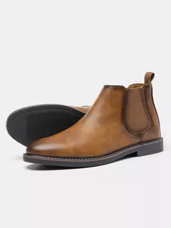 Imagen de 40 ~ 46 Botas Chelsea para hombre Botas de hombre de moda cómodas retro de marca