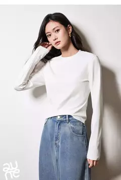 Imagen de Camiseta Básica de Lyocell – Diseño Simple y Versátil