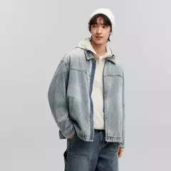 Chaqueta Semir para hombre, chaqueta vaquera Vintage, ropa, Top de primavera, chaqueta vaquera versátil a la moda, 2025 on internet