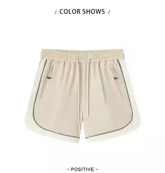 Semir-pantalones cortos deportivos de secado rápido para mujer, Shorts holgados, elegantes, a la moda, verano, 2024