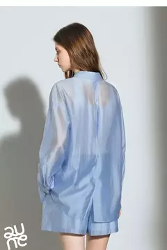 TOYOUTH-Camiseta de Lyocell verde mostaza francesa para mujer, Tops ligeros con protección solar, novedad de verano 2025 - Eleganzie