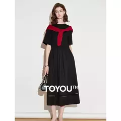 TOYOUTH Vestido de mujer 2025 Primavera Nuevo vestido elegante 8519015