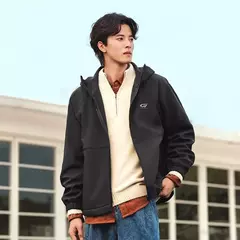 Semir-Chaqueta con capucha de lana Polar para hombre, ropa de invierno con estampado holgada, de tres capas, de terciopelo, novedad de 2024 - buy online
