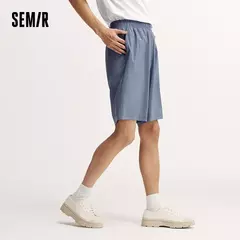 Semir pantalones cortos informales de longitud media para hombre, nueva versión de verano 20224, pantalones cortos que absorben la humedad, de secado rápido y fáciles de cuidar