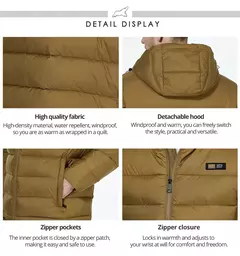 ICEbear-Chaqueta corta acolchada para hombre, abrigo informal a prueba de viento para exteriores, MWD3013I, novedad de invierno, 2023 - online store