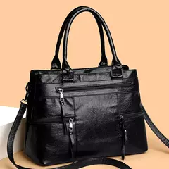 Bolso elegante para mujer, bolsos con asa superior de cuero de alta calidad, bolso de hombro tipo bandolera para mujer, bolso informal grande 2025 en internet